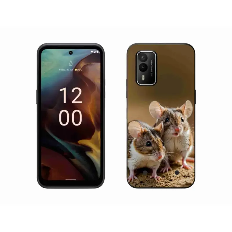 Víkendová Akce Gelový kryt mmCase na Nokia XR21 - myší duo