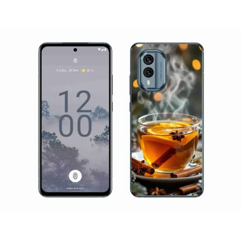 Akce Gelový kryt mmCase na Nokia X30 5G - vánoční punč