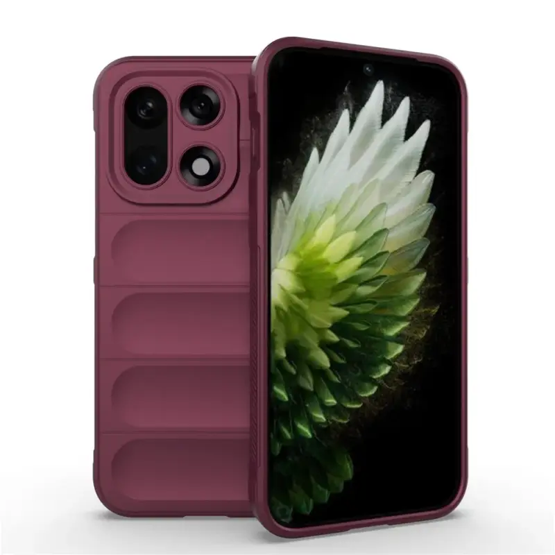 Jen Po Omezenou Doba Rugg odolný gelový obal na OnePlus 15 5G - vínový