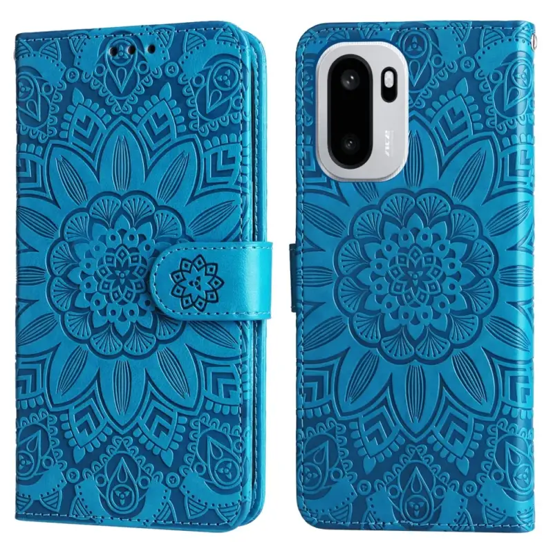 Must-Have Sunflower knížkové pouzdro na OnePlus 15R 5G - modré