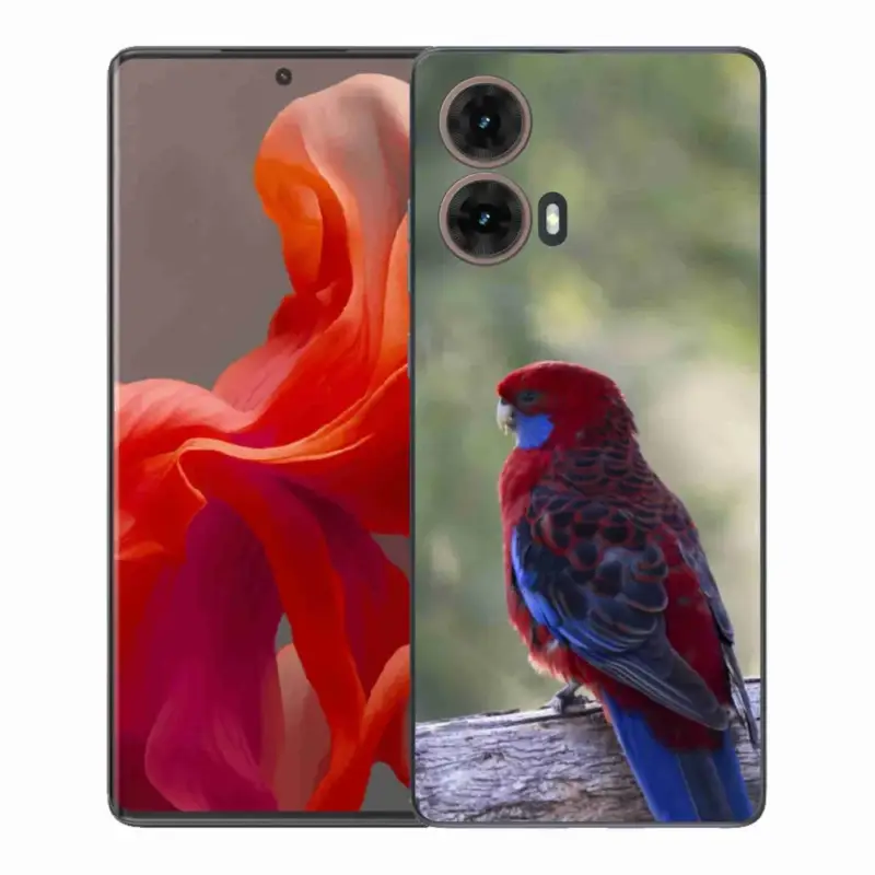Gelový kryt mmCase na Motorola Moto G85 5G - papoušek rosela Originální
