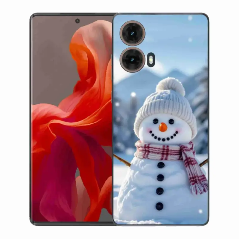 Levný Gelový kryt mmCase na Motorola Moto G85 5G - sněhulák 3