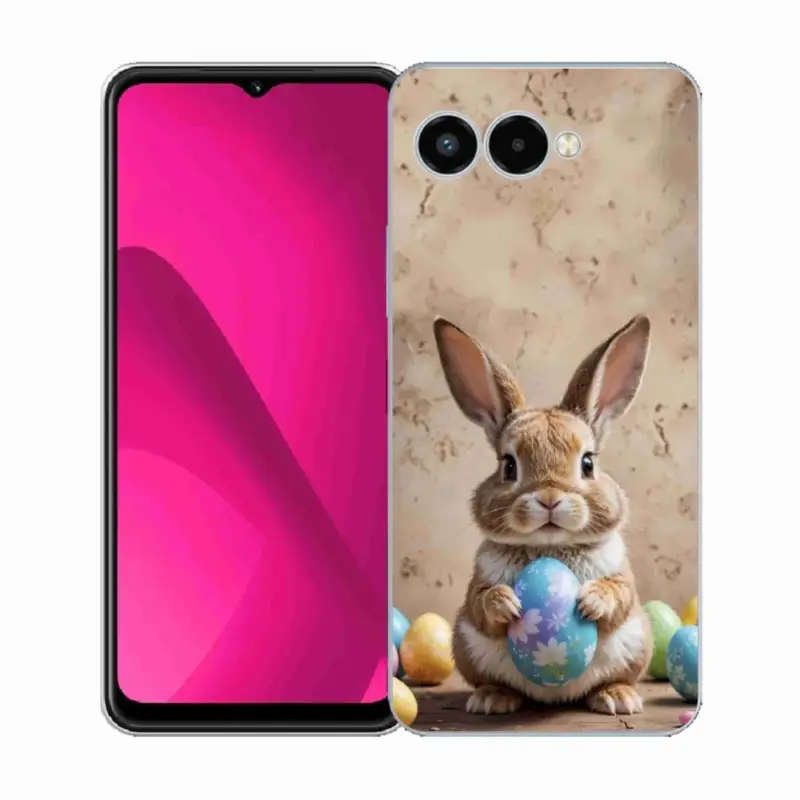 Koupit Online Gelový kryt mmCase na T phone 3 - velikonoční králíček
