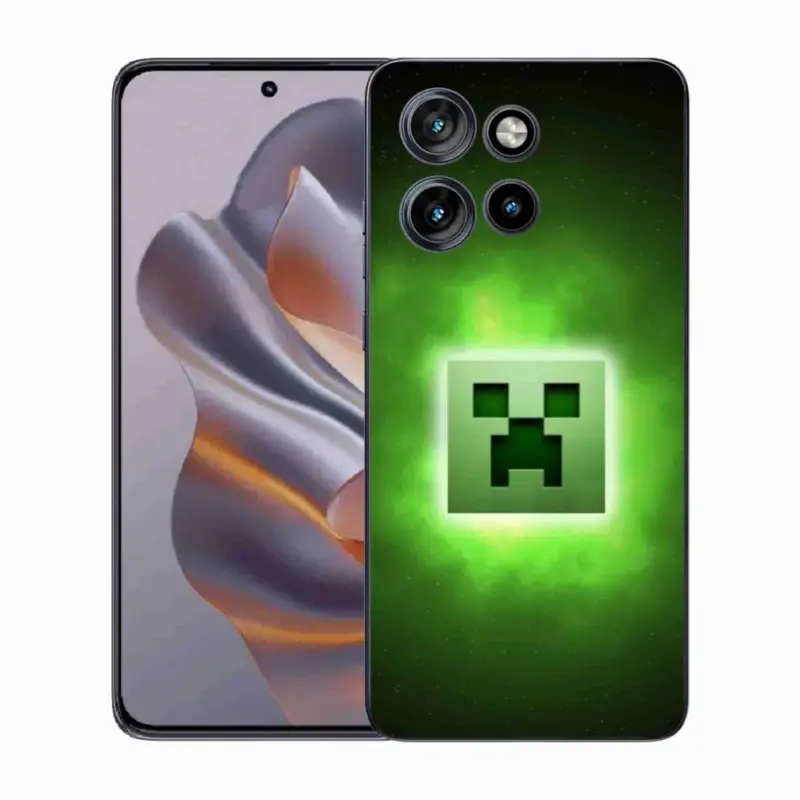 Autentický Gelový kryt mmCase na Motorola Edge 50 Neo - minecraft