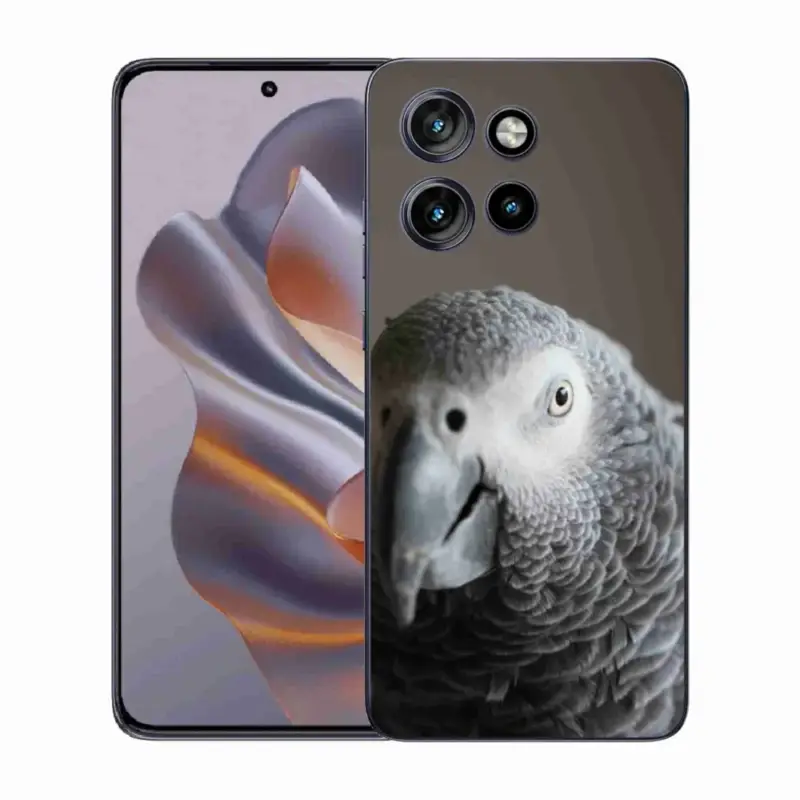Gelový kryt mmCase na Motorola Edge 50 Neo - papoušek žako 2 Ihned K Objednání