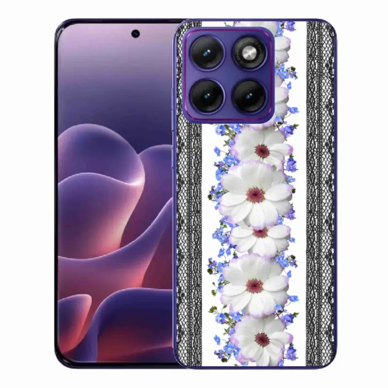 Gelový kryt mmCase na Motorola Edge 70 Fusion - květiny 8 Hit Sezóny
