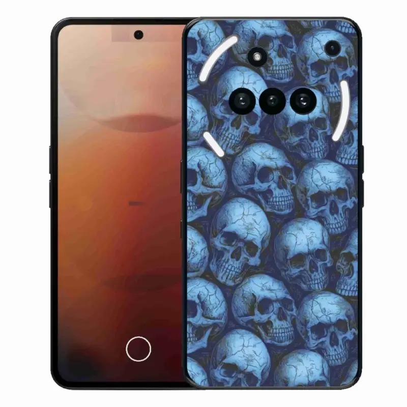 Gelový kryt mmCase na Nothing Phone (3a) - lebky Ihned K Objednání