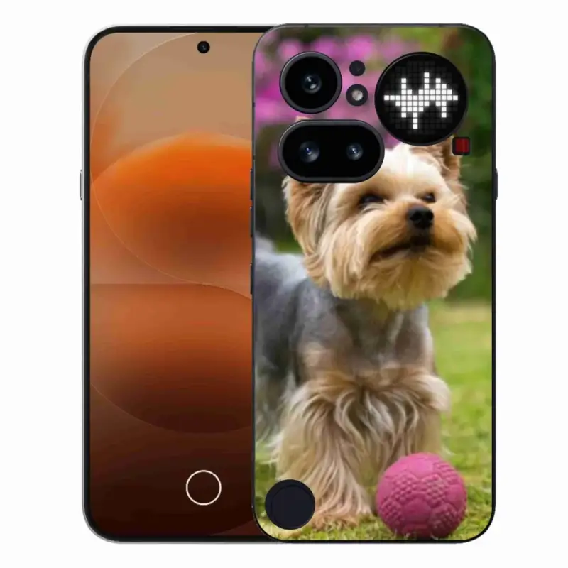 Gelový kryt mmCase na Nothing Phone (4a) - jorkšír 4 Víkendová Akce