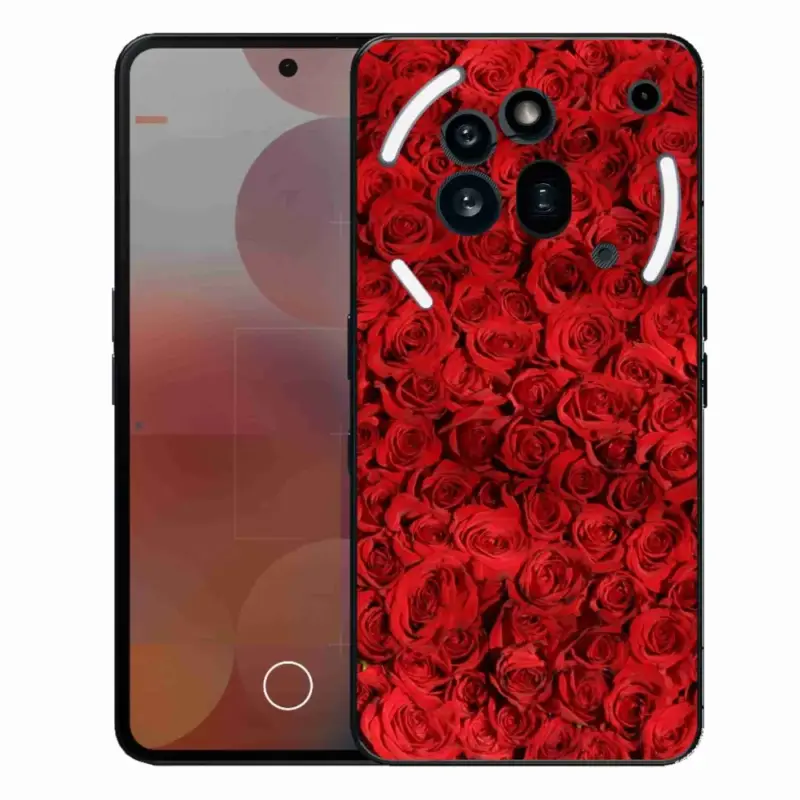 Gelový kryt mmCase na Nothing Phone (3a) Pro - růže Oblíbený