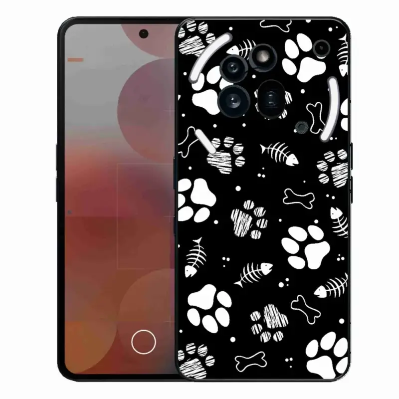 Dokud Zásoby Vydrží Gelový kryt mmCase na Nothing Phone (3a) Pro - psí tlapky