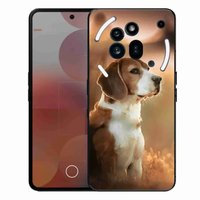 Gelový kryt mmCase na Nothing Phone (3a) Pro - bígl Originální
