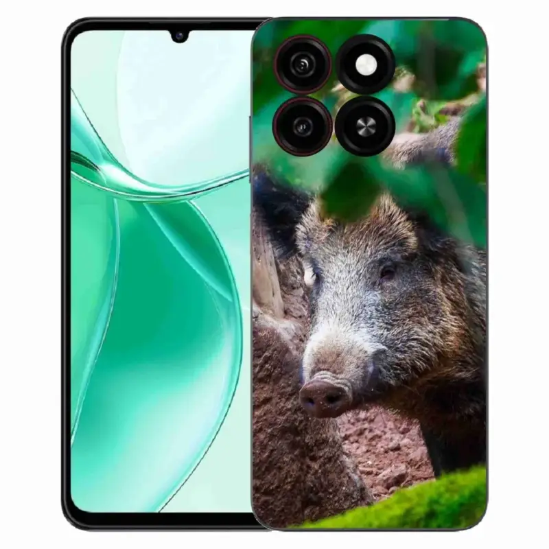 Autentický Gelový kryt mmCase na ZTE Blade A35 - divoké prase