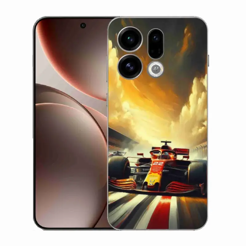Oblíbený Gelový kryt mmCase na Oppo Find X9 - formule 2