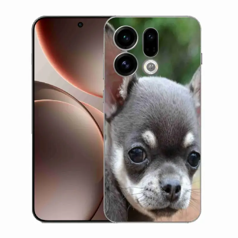 Gelový kryt mmCase na Oppo Find X9 - čivava Sezónní Sleva