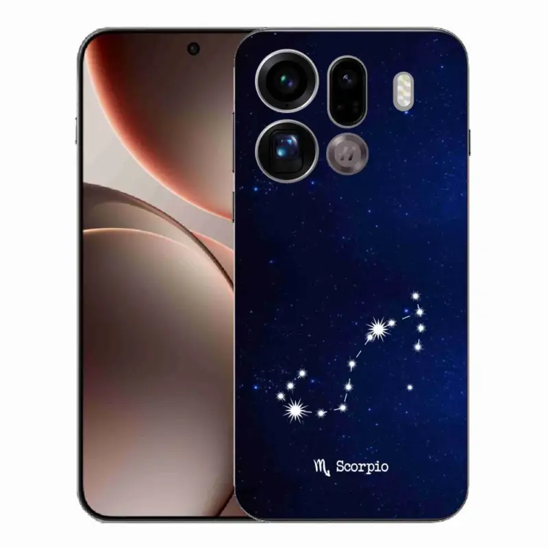 Gelový kryt mmCase na Oppo Find X9 Pro - souhvězdí Štíra Aktuální