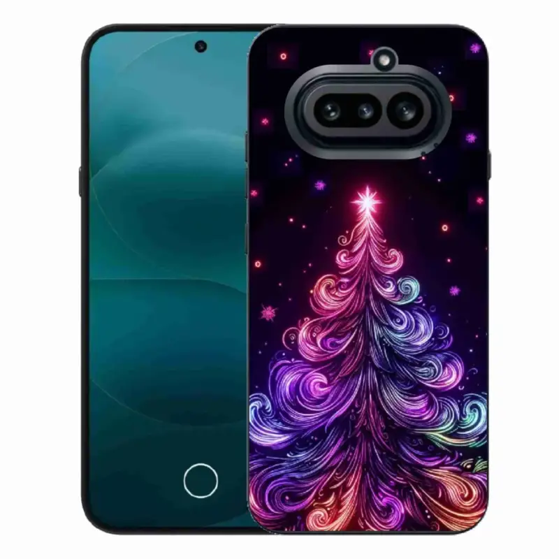 Dokud Zásoby Vydrží Gelový kryt mmCase na Nothing Phone (4a) - neonový vánoční stromek 1
