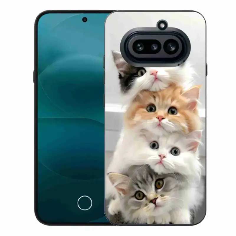 Gelový kryt mmCase na Nothing Phone (4a) - kočičí parta Top Prodej