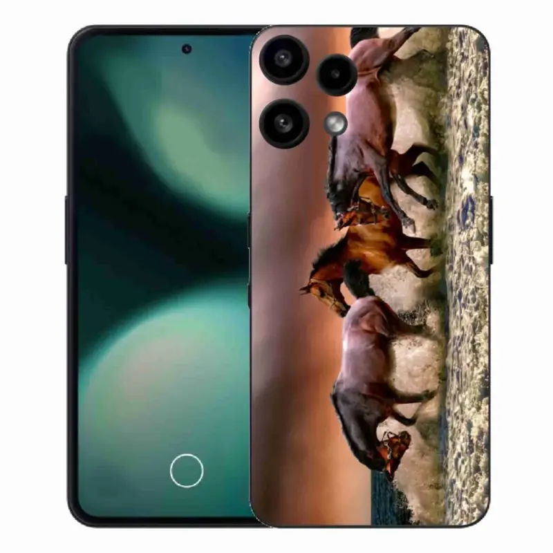 Gelový kryt mmCase na Nothing Phone (3a) Lite - koně 1 Oblíbený