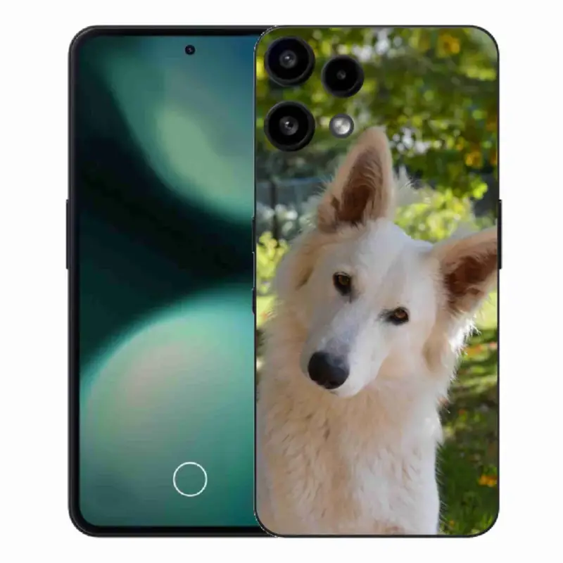 Must-Have Gelový kryt mmCase na Nothing Phone (3a) Lite - bílý švýcarský ovčák 1