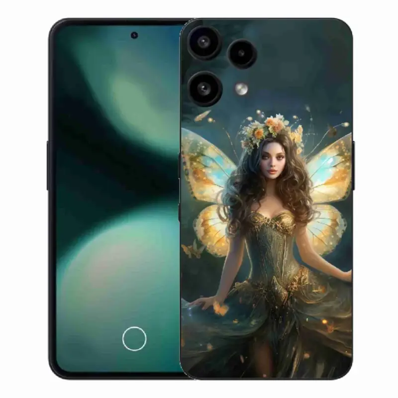 Značkový Gelový kryt mmCase na Nothing Phone (3a) Lite - motýlí žena