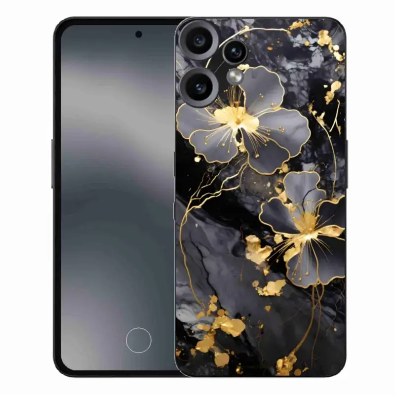 Výhodná Nabídka Gelový kryt mmCase na Nothing CMF Phone 2 Pro - zlaté květy