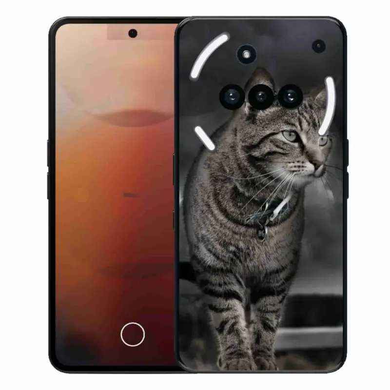 Gelový kryt mmCase na Nothing Phone (3a) - kočka Levný