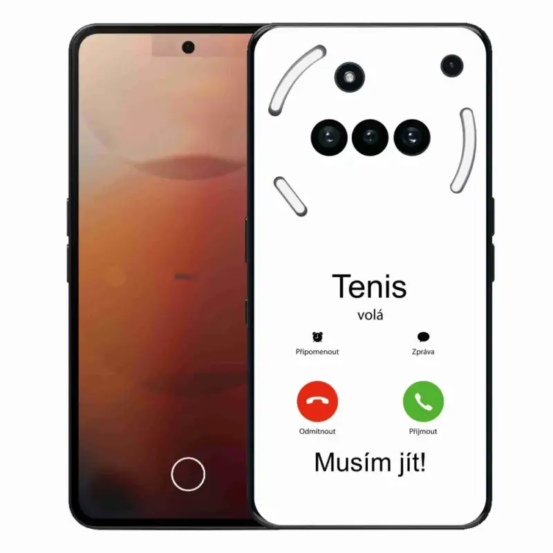 Gelový kryt mmCase na Nothing Phone (3a) - tenis volá bílé pozadí Nakupujte Hned