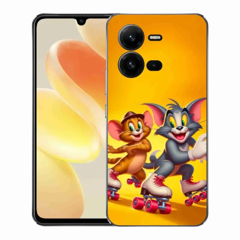 Gelový kryt mmCase na Vivo X80 Lite - tom a jerry Finální Výprodej