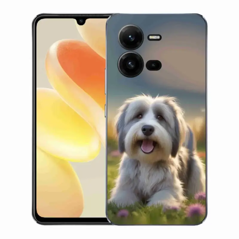 Jen Po Omezenou Doba Gelový kryt mmCase na Vivo X80 Lite - roztomilý havanský psík