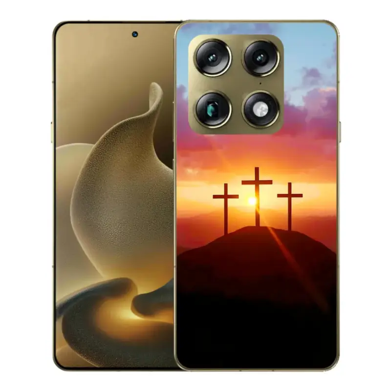 Značkový Gelový kryt mmCase na Motorola Signature - tři kříže