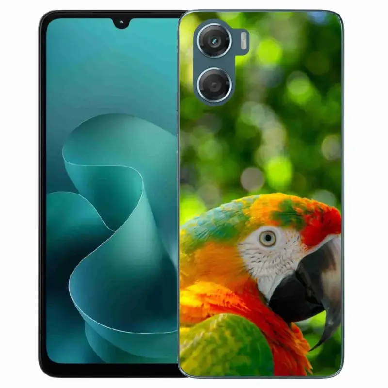 Gelový kryt mmCase na Motorola G06/G06 Power - papoušek ara 3 Přímo Od Výrobce