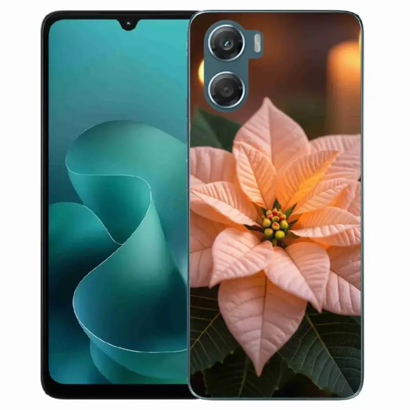 Gelový kryt mmCase na Motorola G06/G06 Power - vánoční hvězda Top Prodej