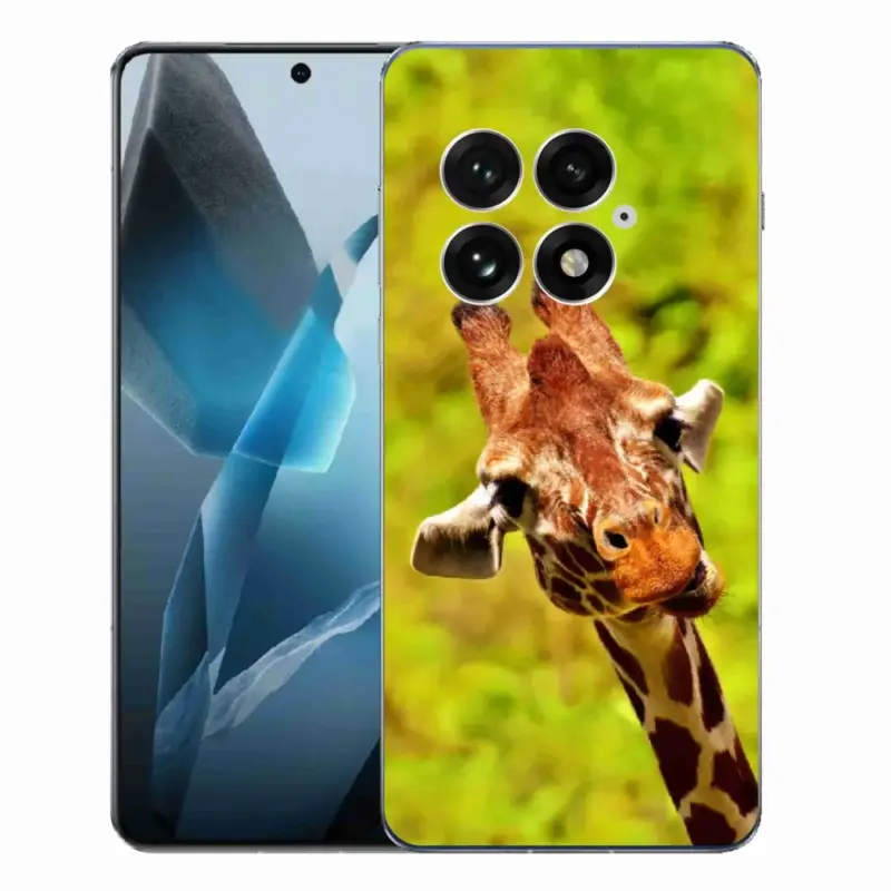 Autentický Gelový kryt mmCase na One Plus 13 - žirafa