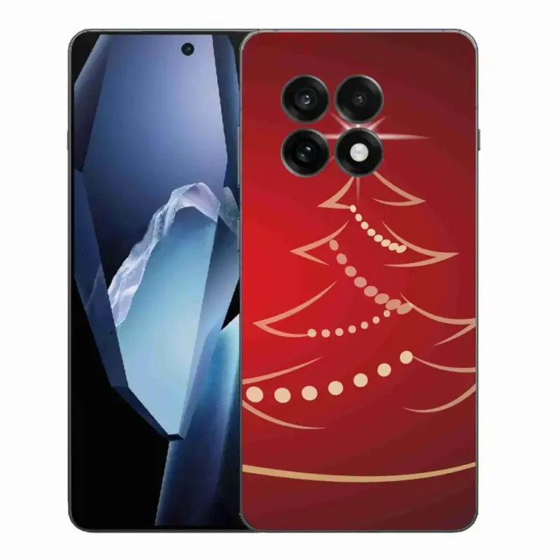 Gelový kryt mmCase na One Plus 13R - kreslený vánoční stromek Dokud Zásoby Vydrží