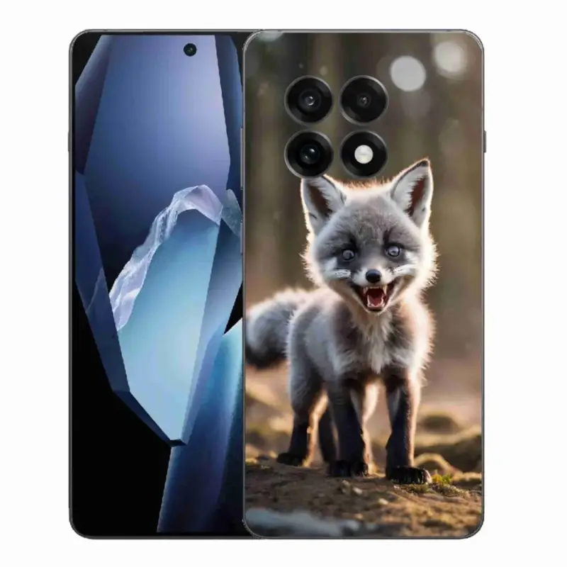 Oblíbený Gelový kryt mmCase na One Plus 13R - rozzuřená liška