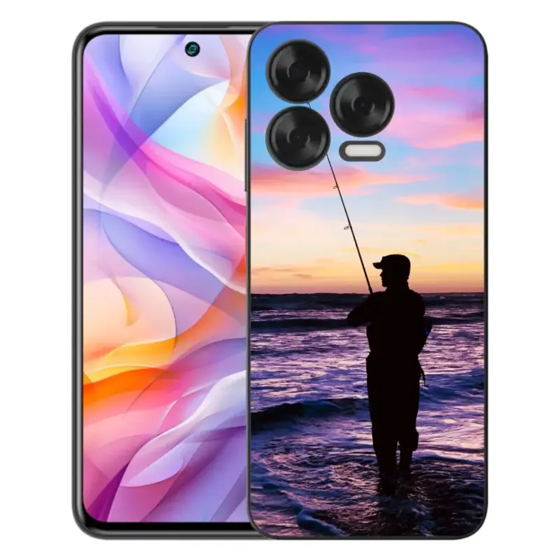 Gelový kryt mmCase na ZTE Blade V70 Vita - rybaření 1 Levný