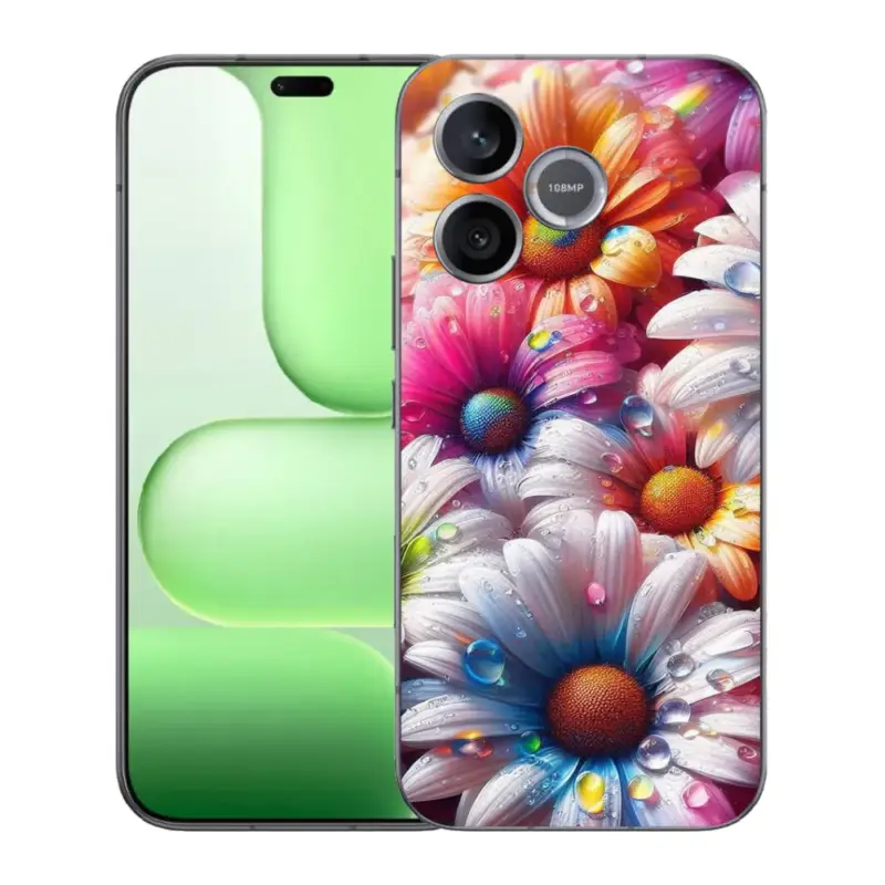 Oblíbený Gelový kryt mmCase na Honer 600 Lite - barevné kopretiny