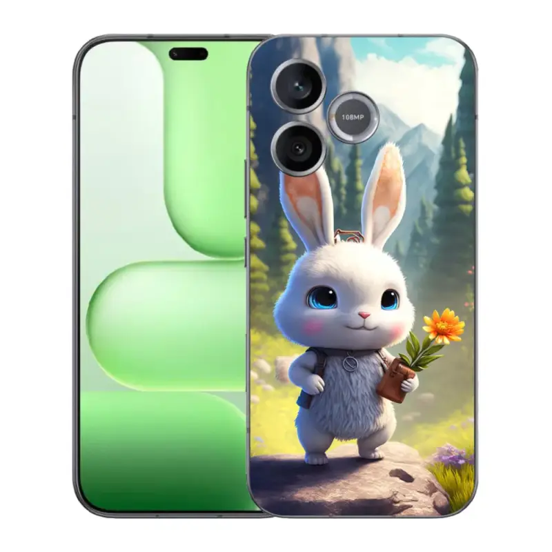 Levný Gelový kryt mmCase na Honer 600 Lite - roztomilý králíček