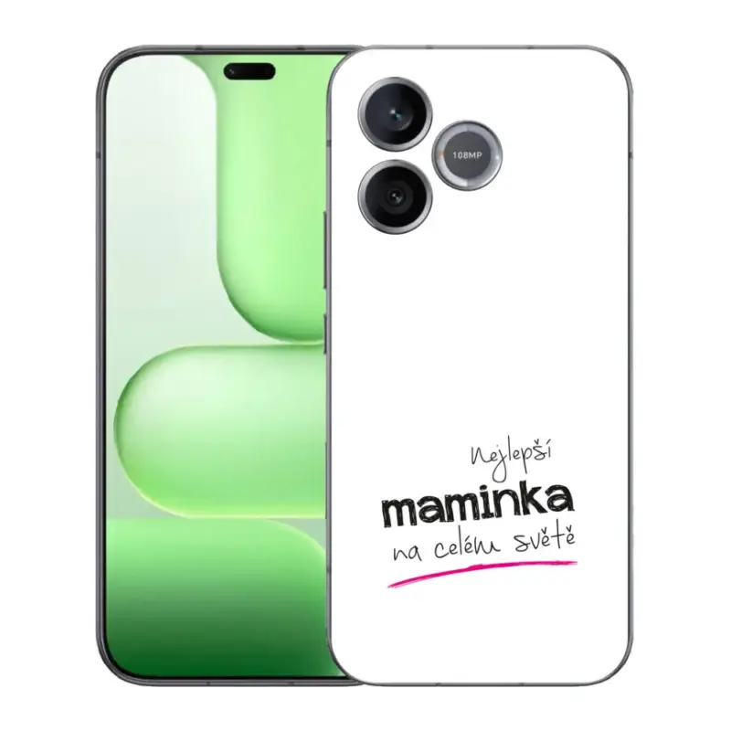 Gelový kryt mmCase na Honer 600 Lite - nejlepší maminka 4 bílé pozadí Must-Have
