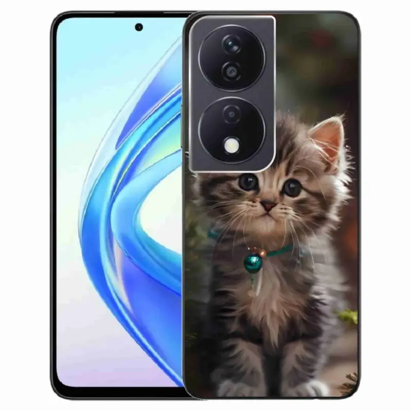 Gelový kryt mmCase na Honor X7b - roztomilé kotě 11 Nová Kolekce