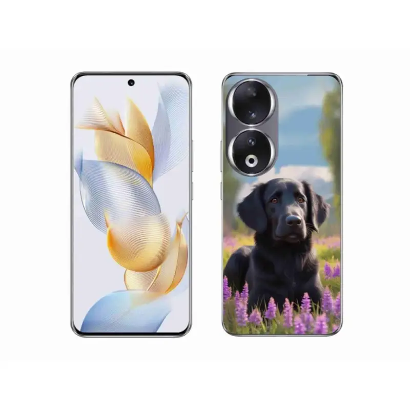 Expresní Doručení Gelový kryt mmCase na Honor 90 - elegantní černý retrívr