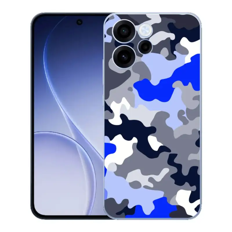 Top Prodej Gelový kryt mmCase na Oppo Reno 15 FS 5G - maskáčový vzor 8