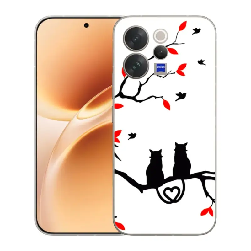 Nová Kolekce Gelový kryt mmCase na Vivo V70 - kočičí láska