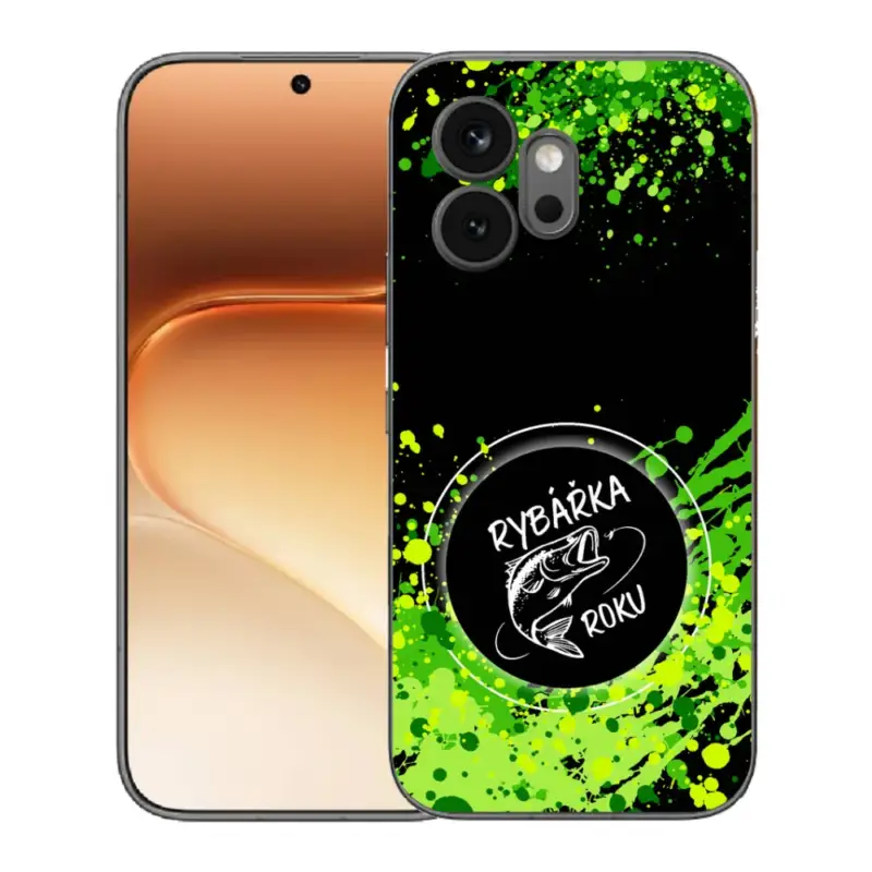 Pouze Dnes Gelový kryt mmCase na Honor 600 - rybářka roku černé pozadí