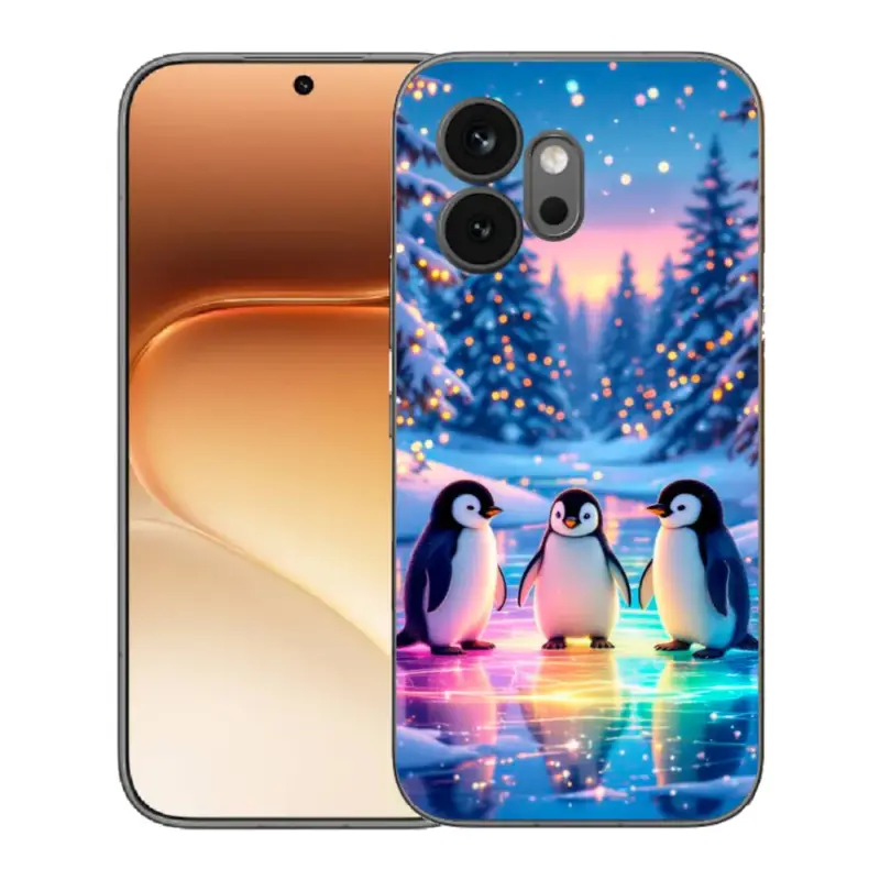Značkový Gelový kryt mmCase na Honor 600 - tučnáci