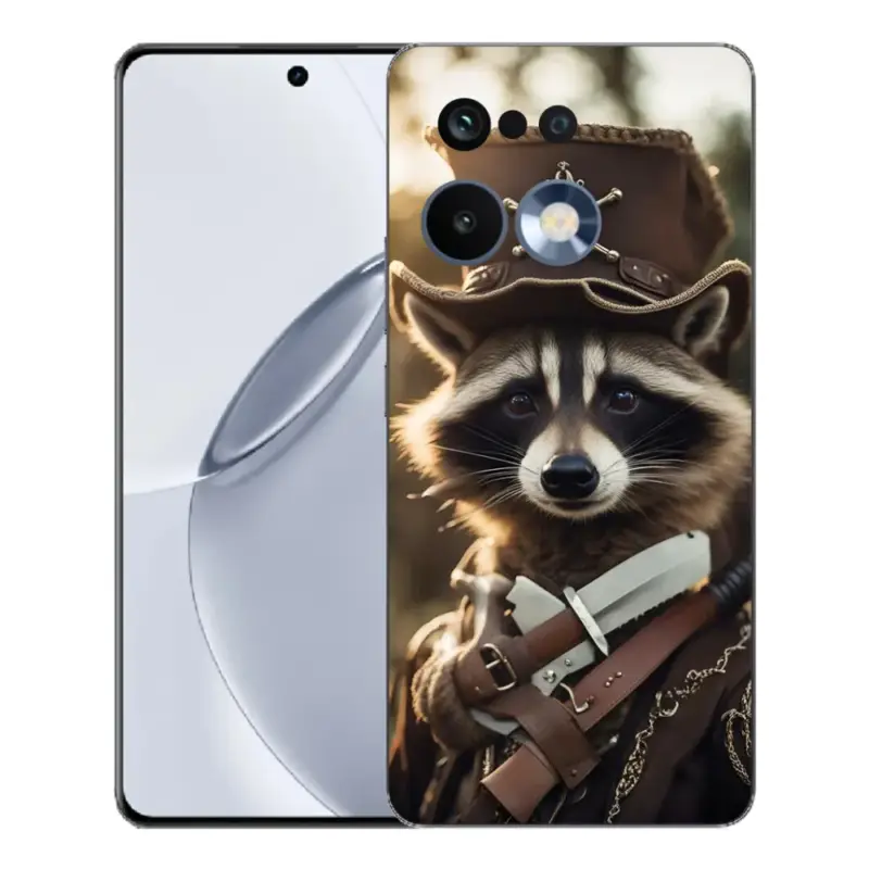 Gelový kryt mmCase na Realme 16 Pro+ - mýval v uniformě Víkendová Akce