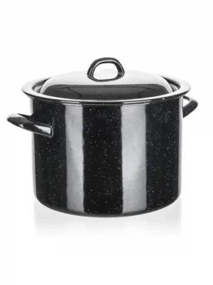 Aktuální Smaltovaný hrnec s poklicí Banquet 5,5 l černý