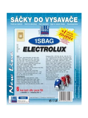 Papírové sáčky do vysavače Jolly 1SBAG balení 6ks Dokud Zásoby Vydrží