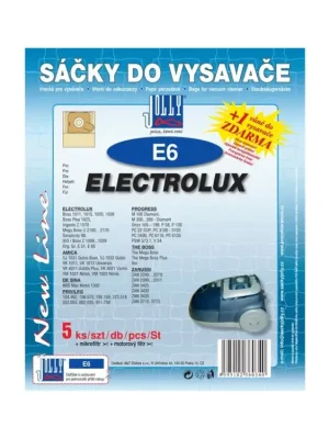 Papírové sáčky do vysavače Jolly E6 balení 5ks Hit Sezóny