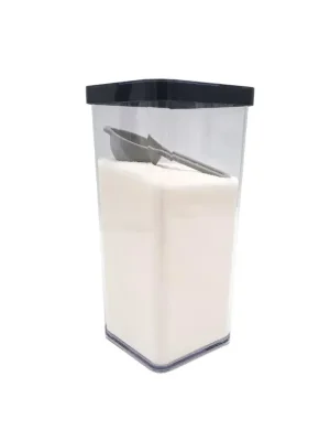 Dóza na potraviny 1,5 l Rotho Loft - LONG Black, černá Tovární Cena